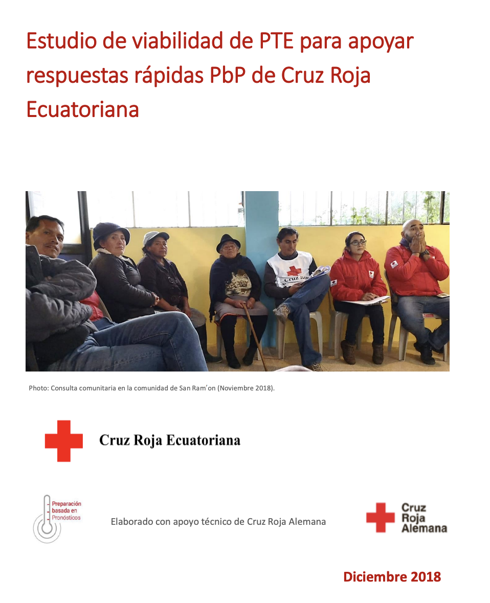 thumbnail Feasibility study of a PTE to support rapid PbP responses by the Ecuadorian Red Cross