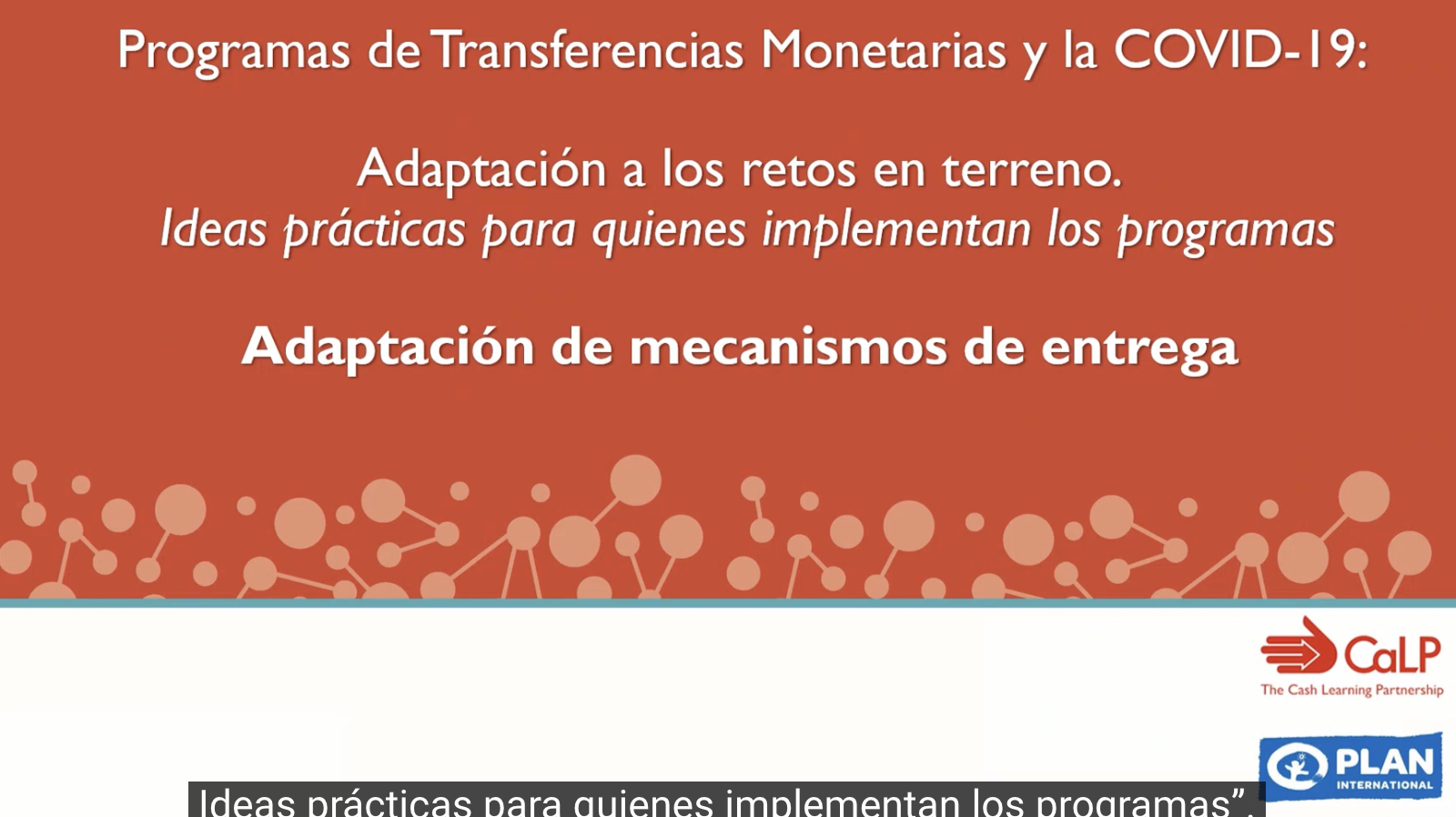 thumbnail Adaptación de los mecanismos de entrega de Programas de Transferencias Monetarias (PTM)