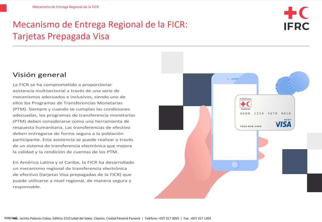 IFRC prepaid visa cards